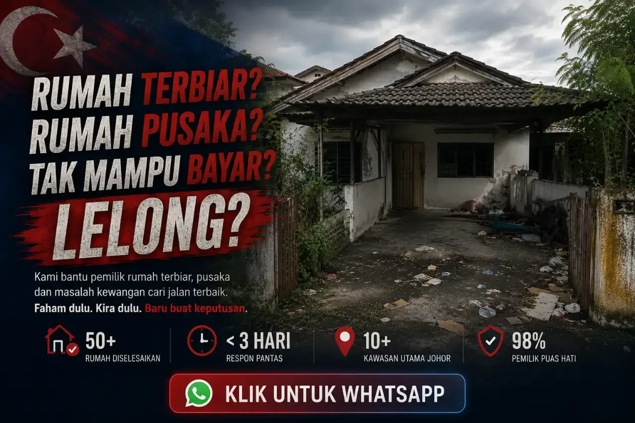 Rumah terbiar dan rumah pusaka di Johor